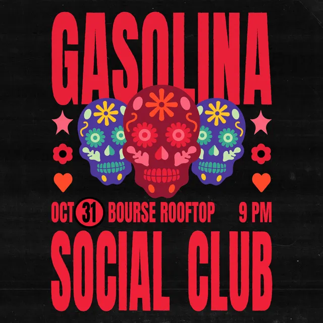 GASOLINA SOCIAL CLUB X BOURSE ROOFTOP • HALLOWEEN PARTY