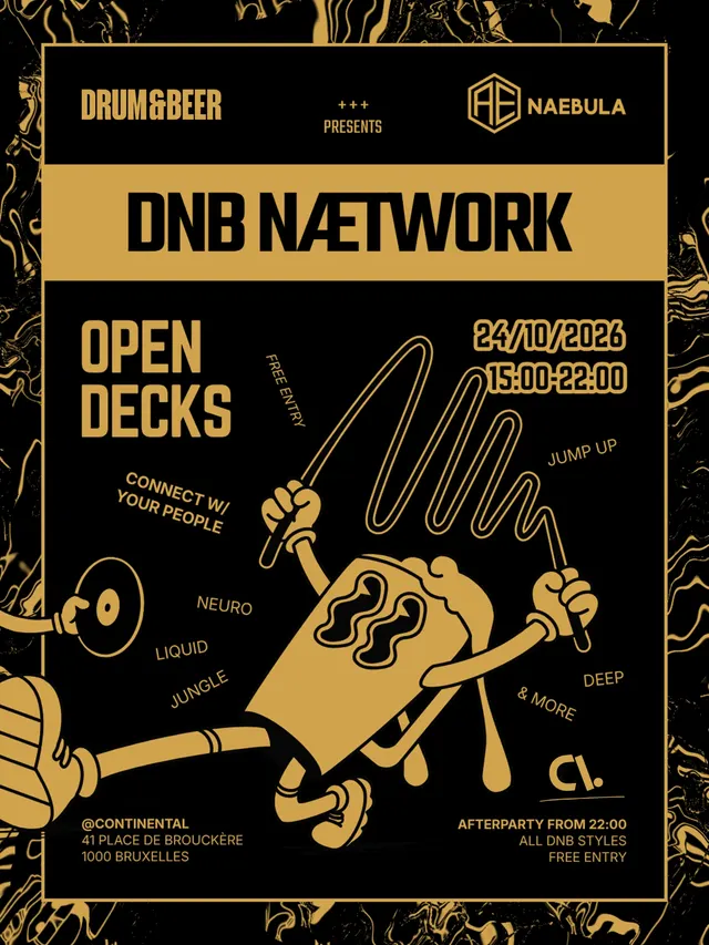 Drum & Beer x Næbula: Nætwork & Party - Varied DnB