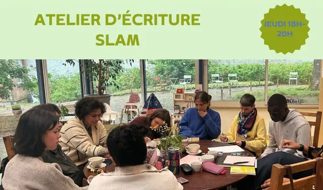 Atelier d'écriture  (slam) Gratuit
