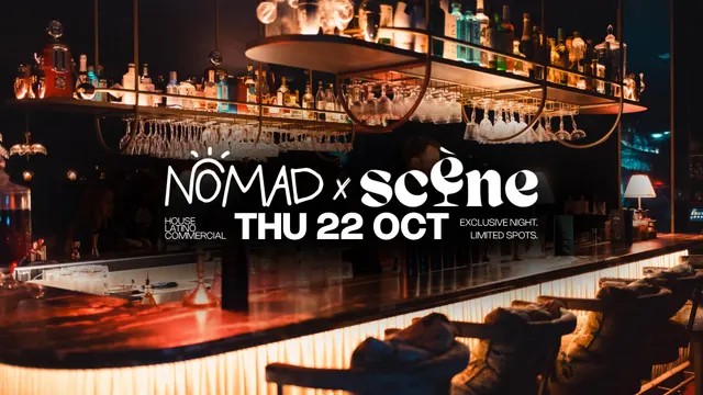 NOMAD X SCÈNE BRUSSELS | THURSDAY OCTOBER 22ND ✨
